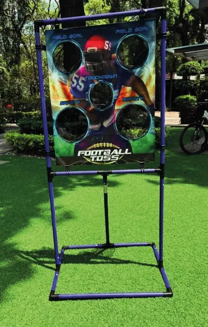 Estructura de tiro de precisión tipo football toss